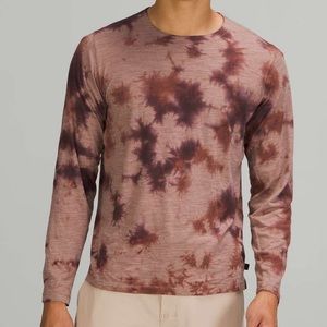 Lululemon lab Wool-Blend Tie Dye Long Sleeve Shirt